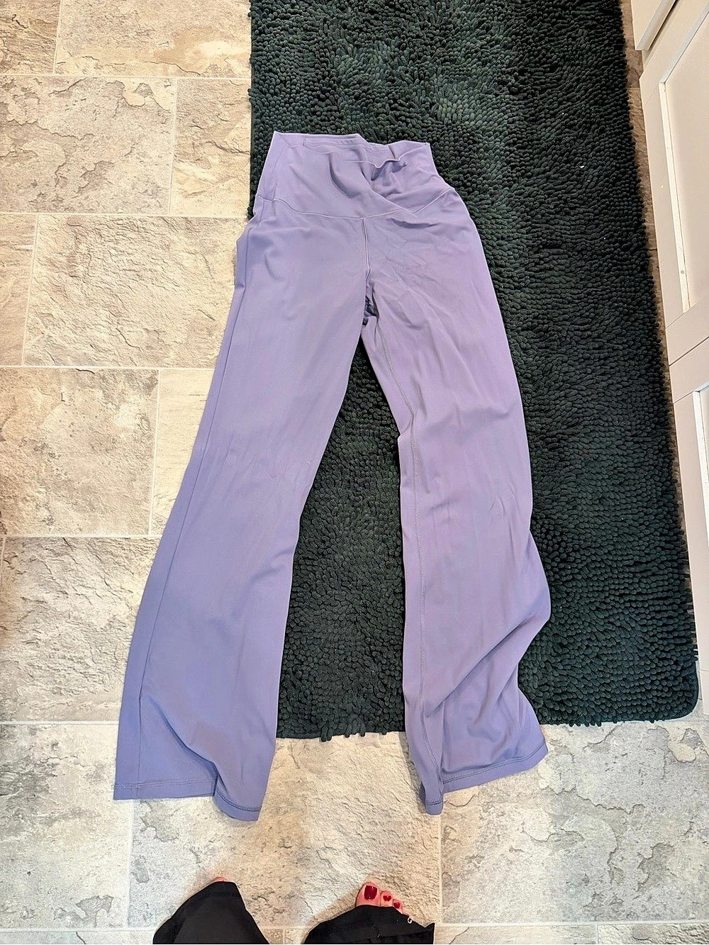 Old Navy High-Rise Flare Pants in Periwinkle Purple Size Medium Like New